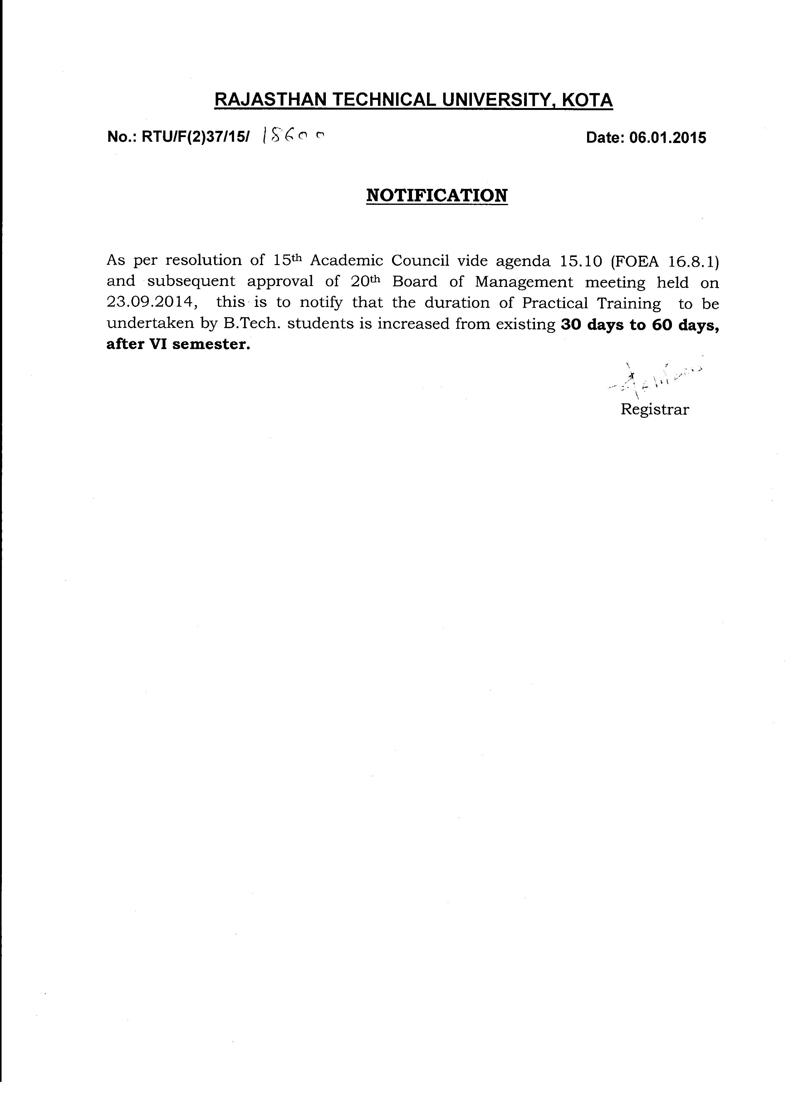 training request letter format